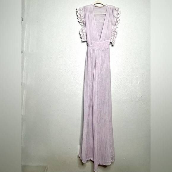 Jen’s Pirate Booty Lilac Wynwood Boho Maxi Dress. Size Medium - Picture 8 of 15